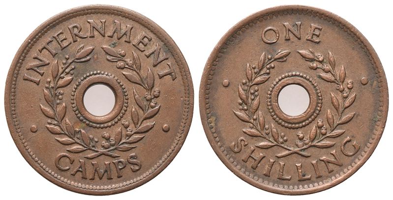 Australia, Token campo di prigionia (1943), Cu