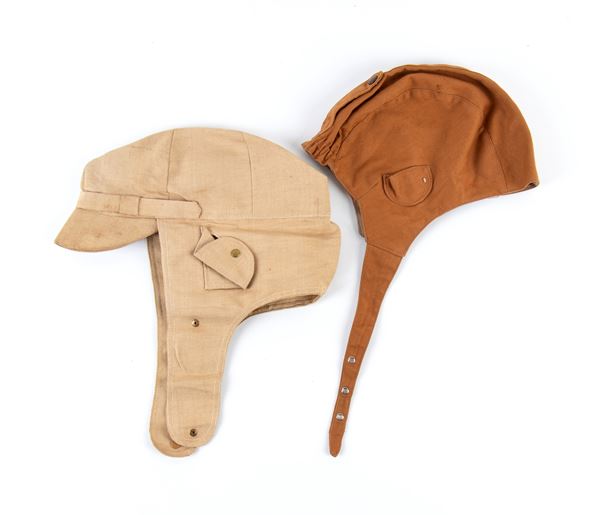 Lotto di due cuffie da pilota