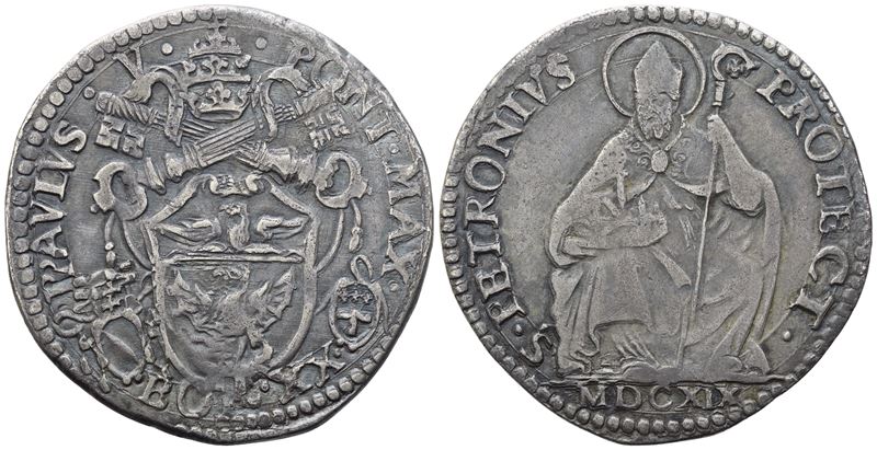 Paolo V (1605-1621), Stato Pontificio, Lira 1619