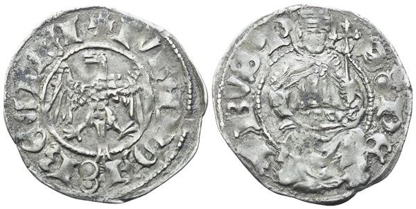 L'AQUILA. Giovanna II d'Angiò-Durazzo (1414-1435). Cella; Ag (1,03 g; 19 mm)