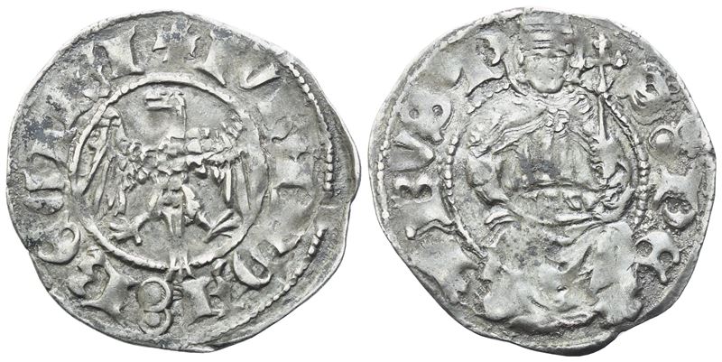 L'AQUILA. Giovanna II d'Angiò-Durazzo (1414-1435). Cella; Ag (1,03 g; 19 mm)