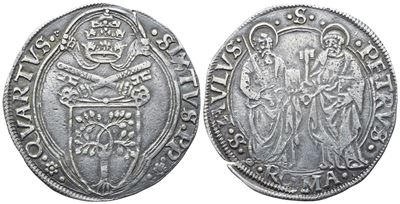 Sisto IV (1471-1484), Grosso pontificio di Roma
