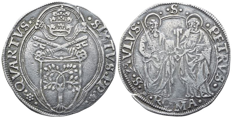 Sisto IV (1471-1484), Grosso pontificio di Roma