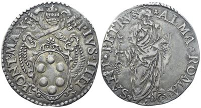 Pio IV (1559-1565), Giulio di Stato Pontificio (Ag)