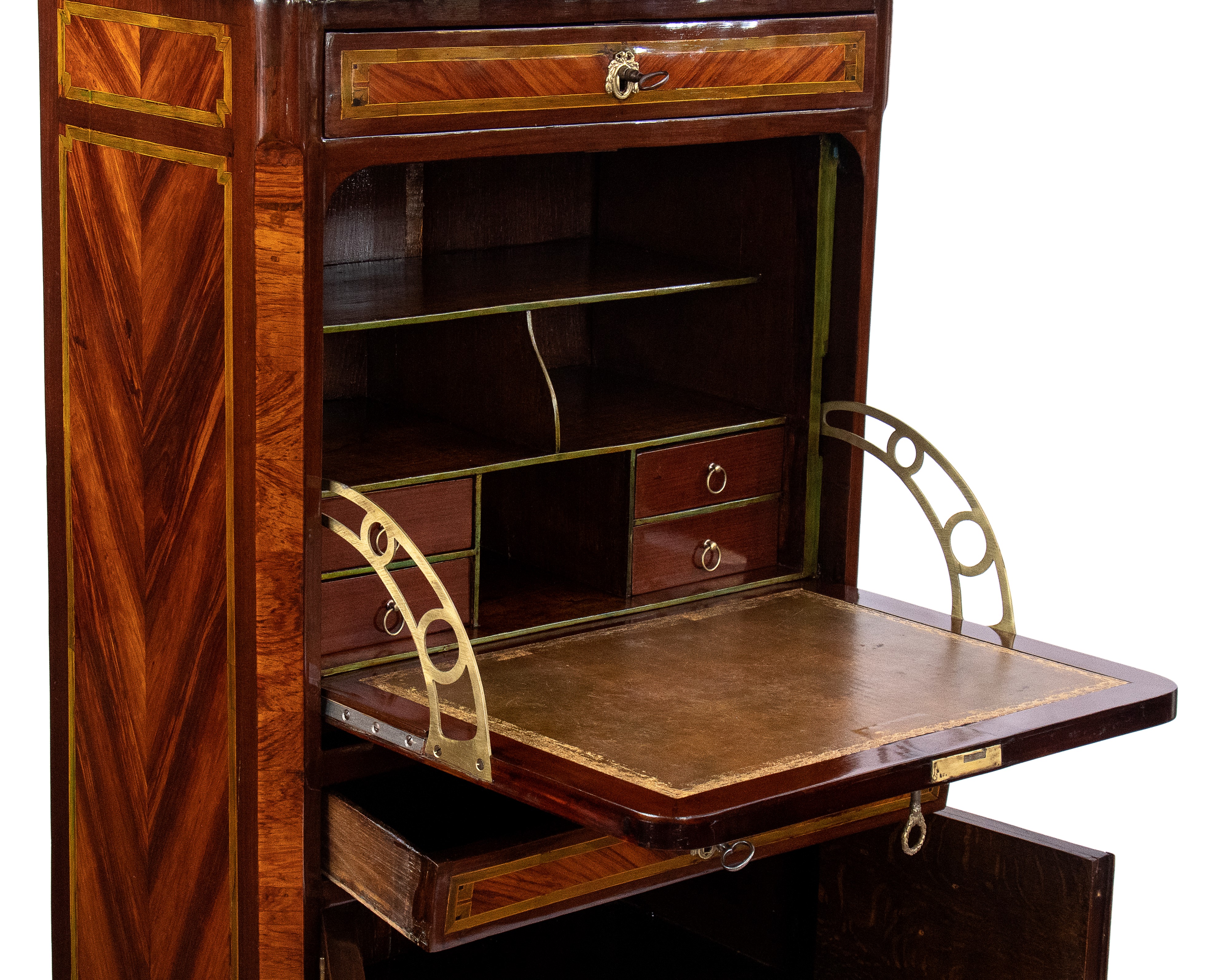 Secretaire francese in ebano, Luigi XV