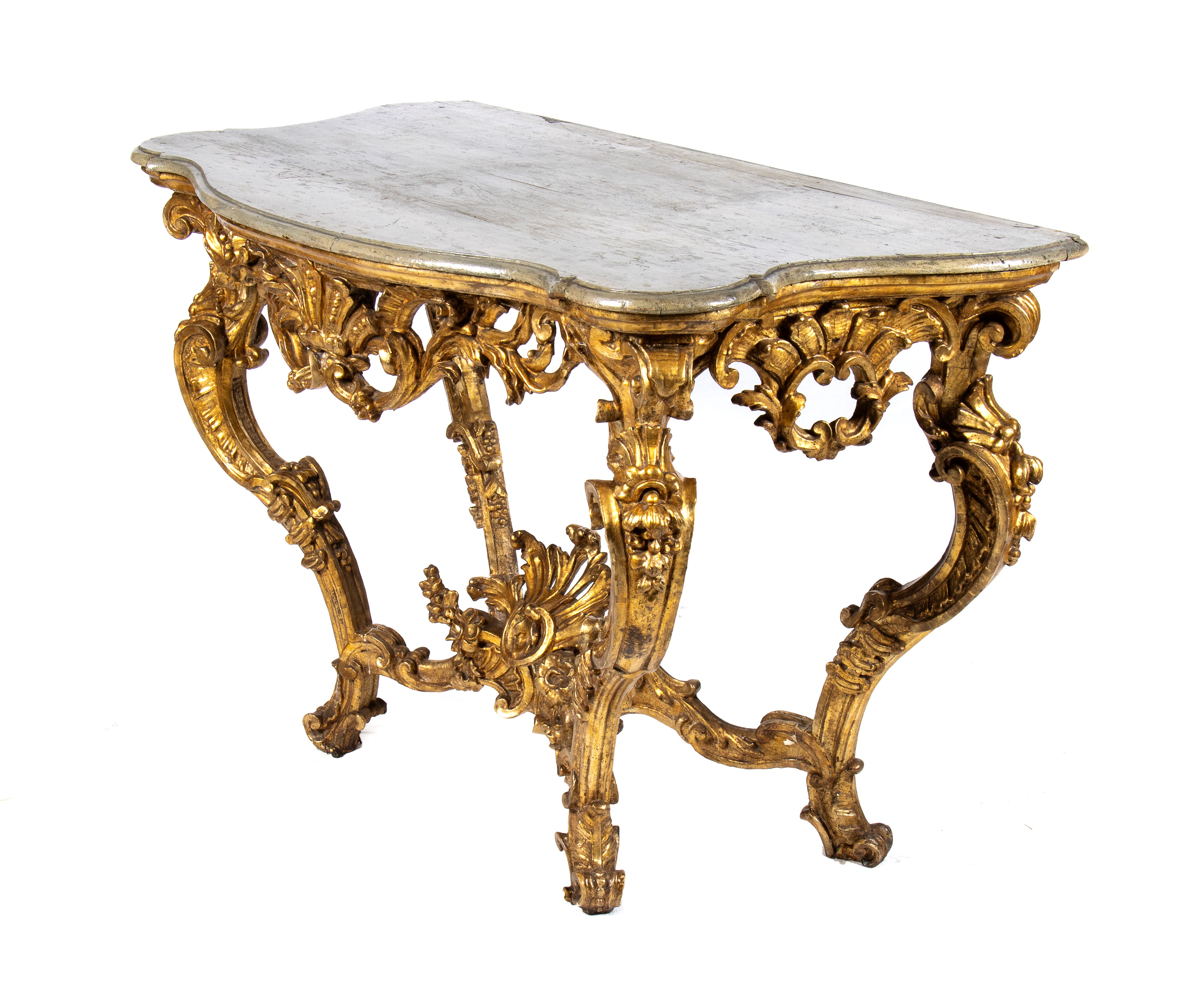 Console italiana dorata, Luigi XV