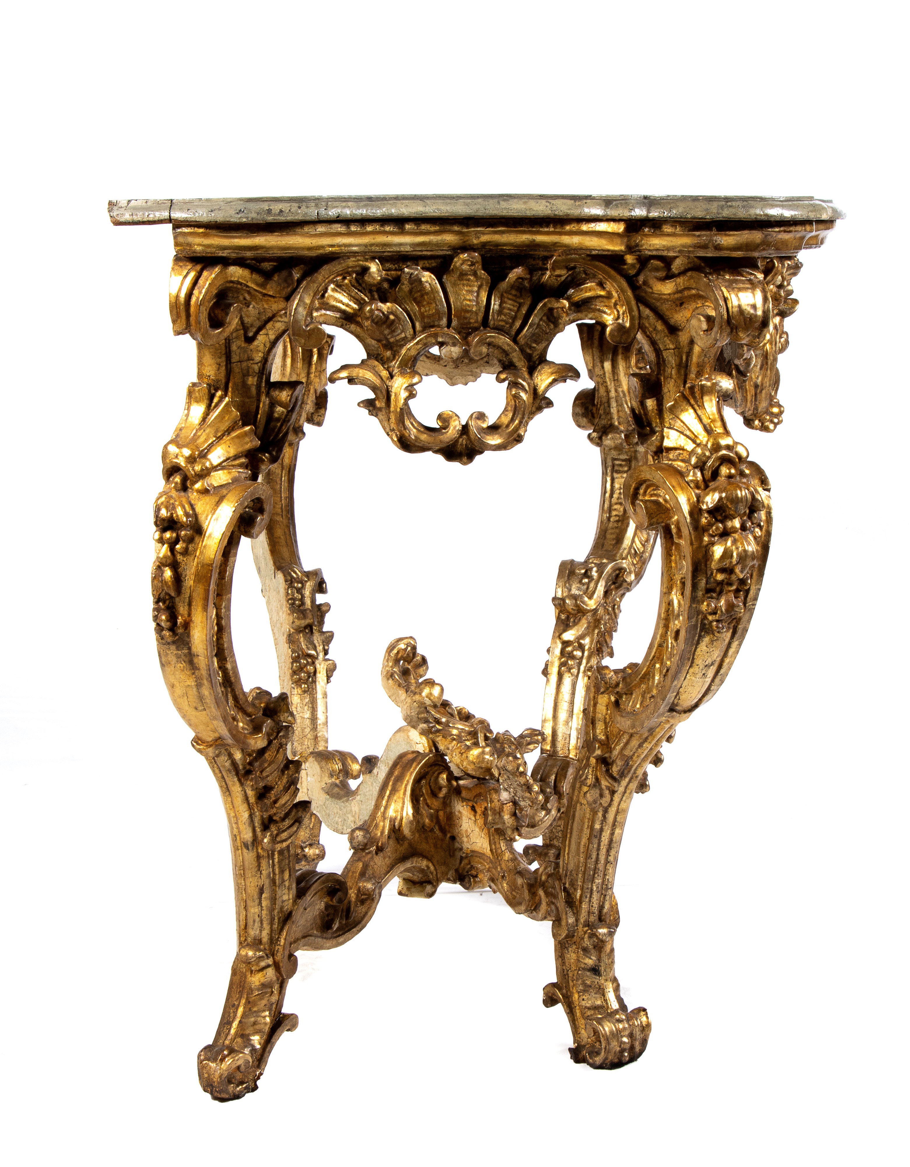 Console italiana dorata, Luigi XV