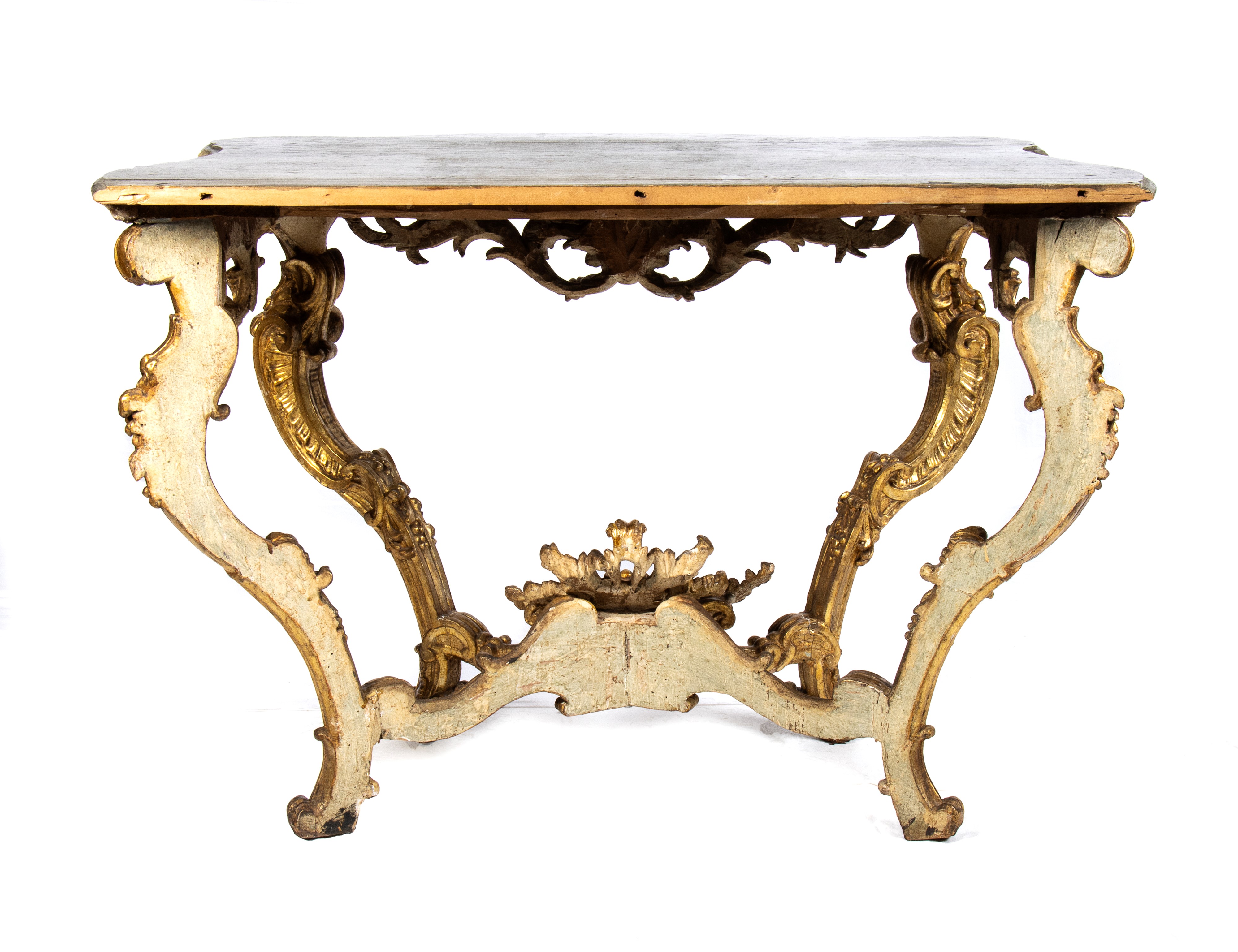 Console italiana dorata, Luigi XV