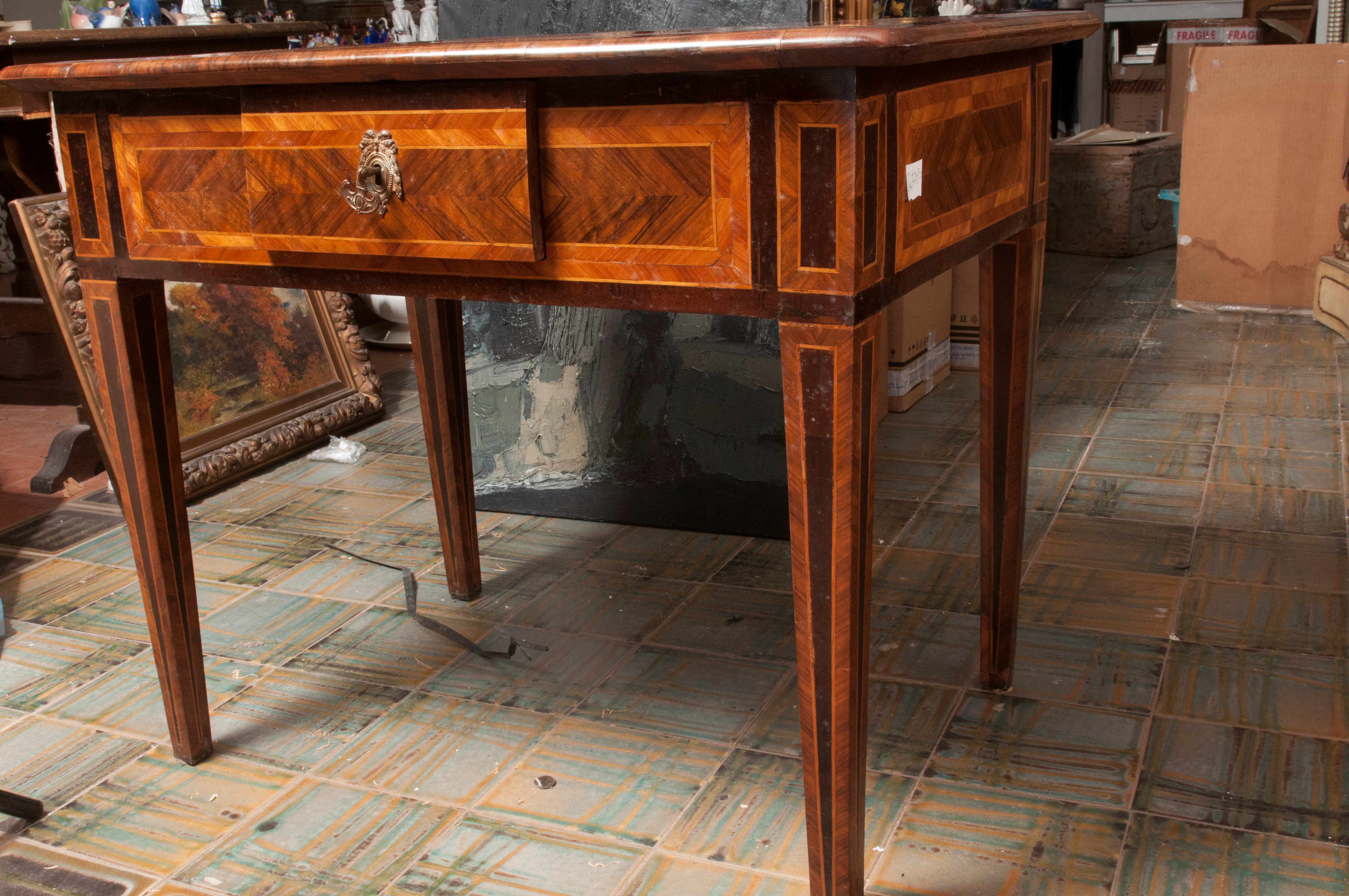 Scrivania in Legno Ad un Cassetto