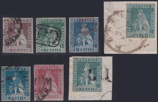 Toscana - 7 esemplari usati