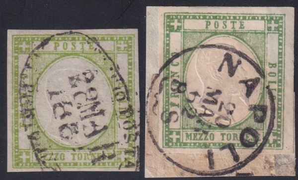 Neapolitan Province - 1/2 tr. in two different shades.