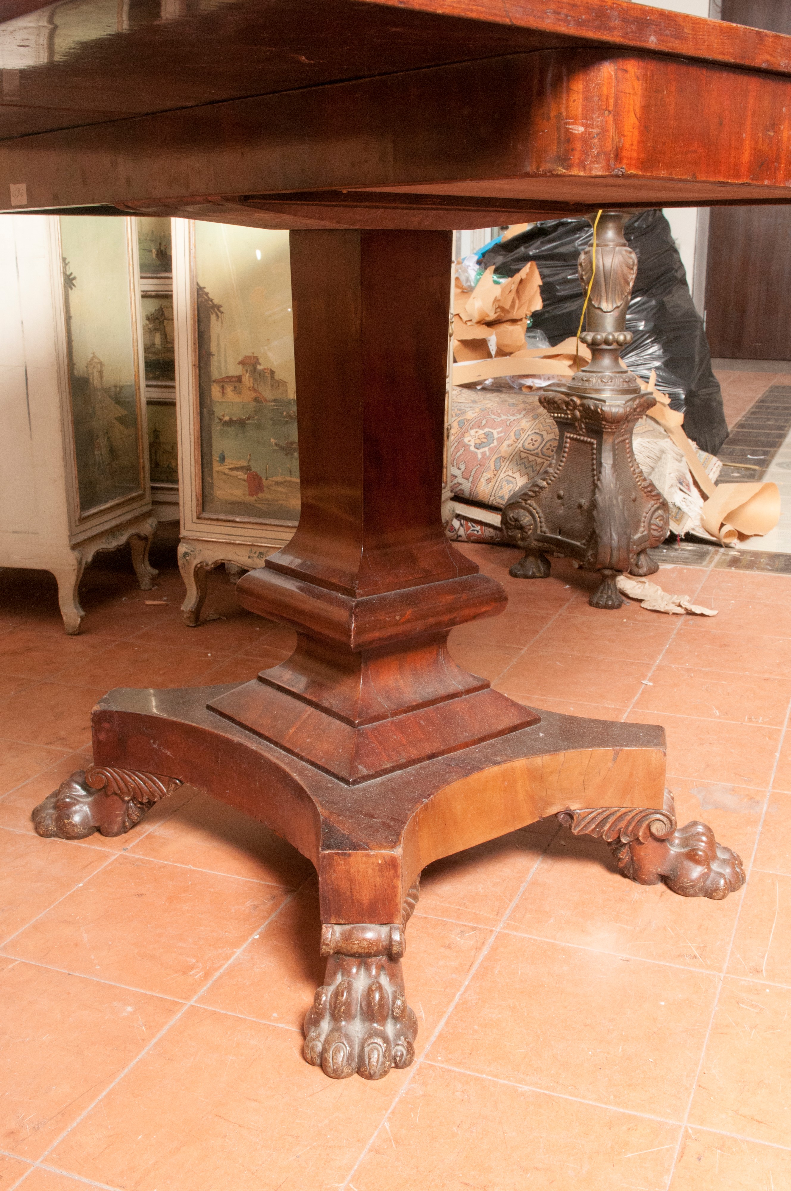 Tavolo a Libretto in Mogano