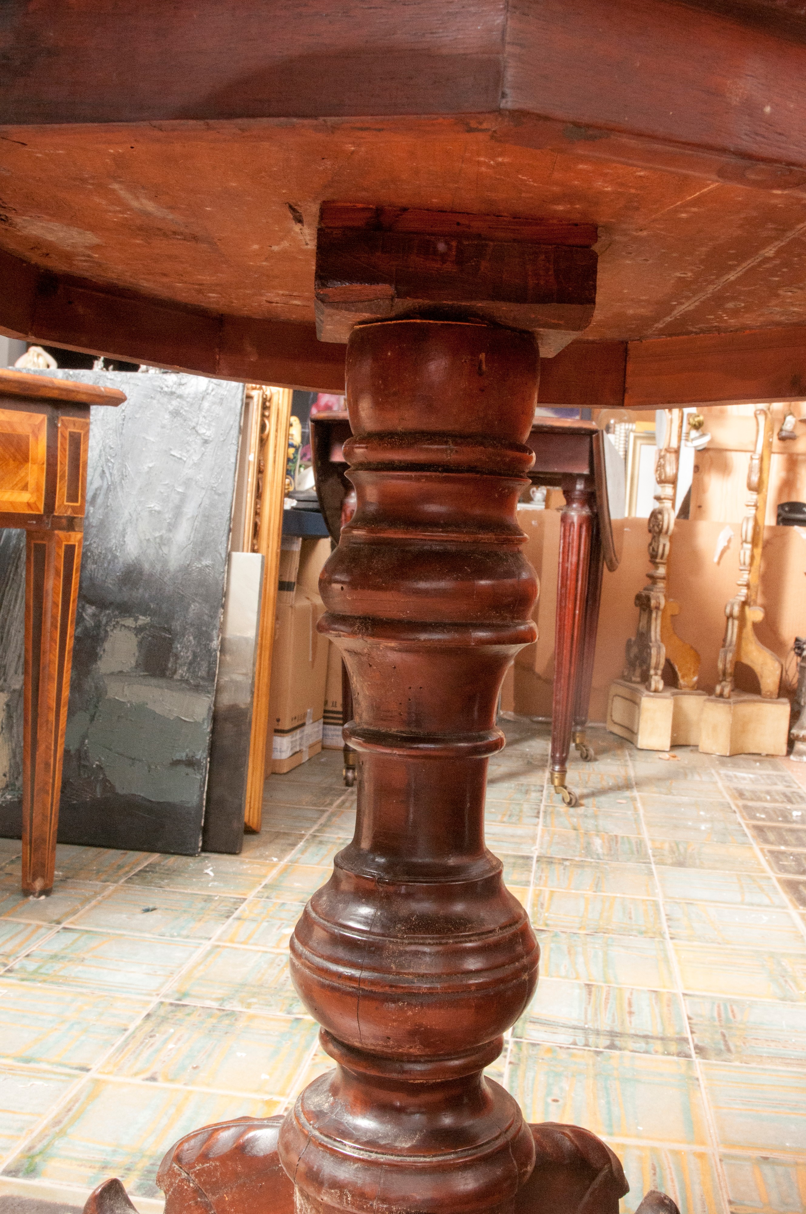 Tavolo Gueridon in Legno