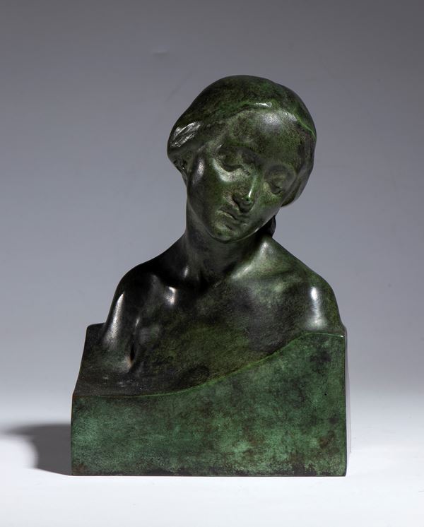 Half-length female portrait