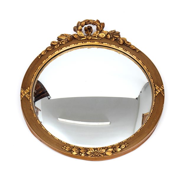 Oval mirror in the Louis XVI style