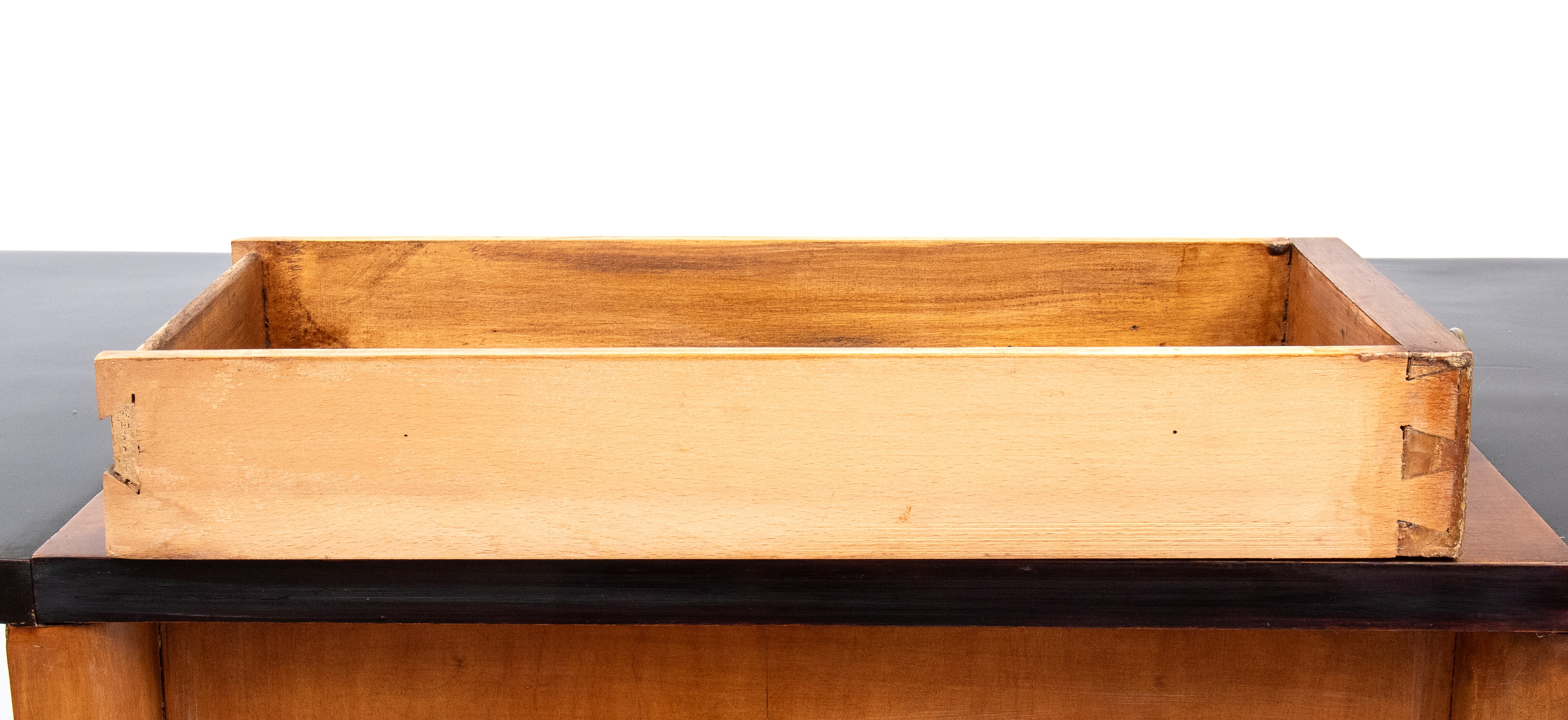 Toletta in noce e legno ebanizzato