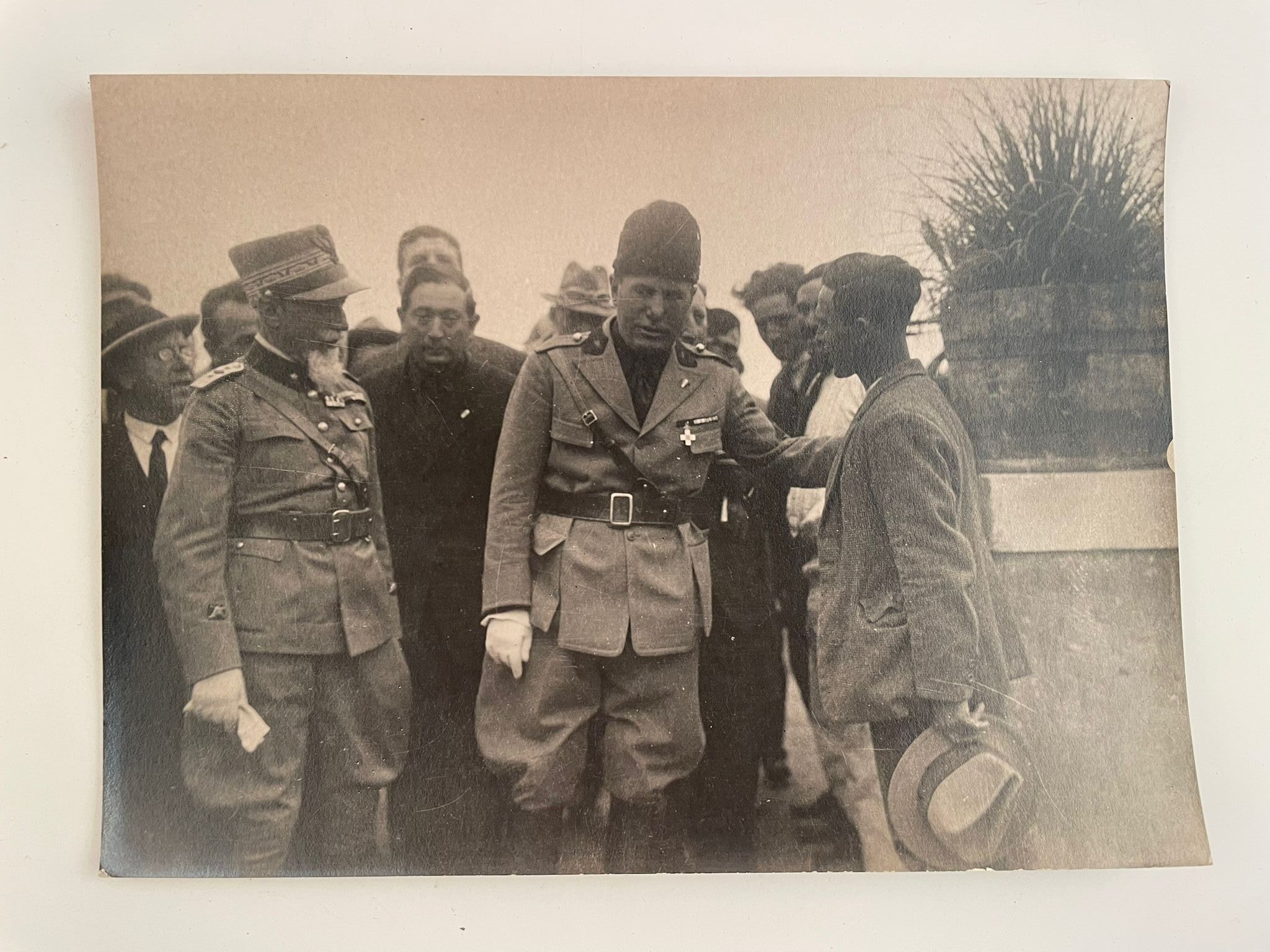 Lotto di fotografie di Benito Mussolini