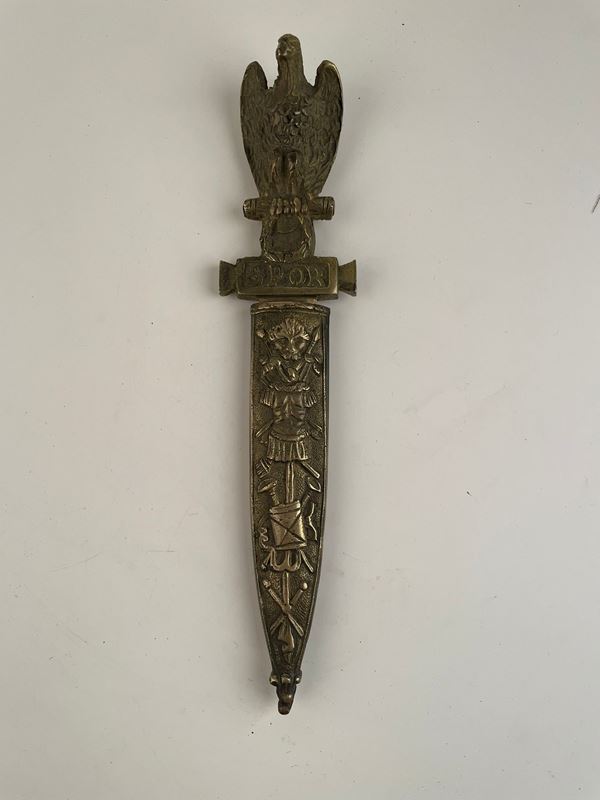 Tagliacarte in bronzo