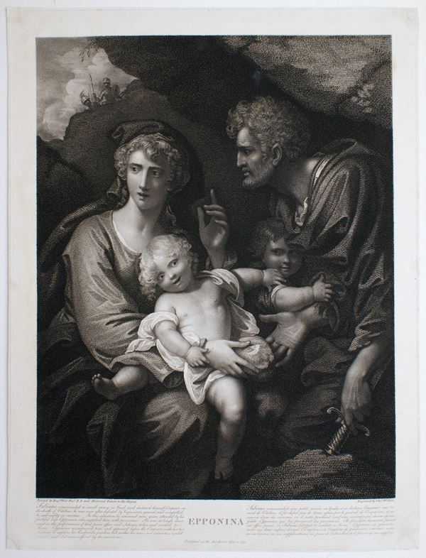 Epponina, da di Benjamin West