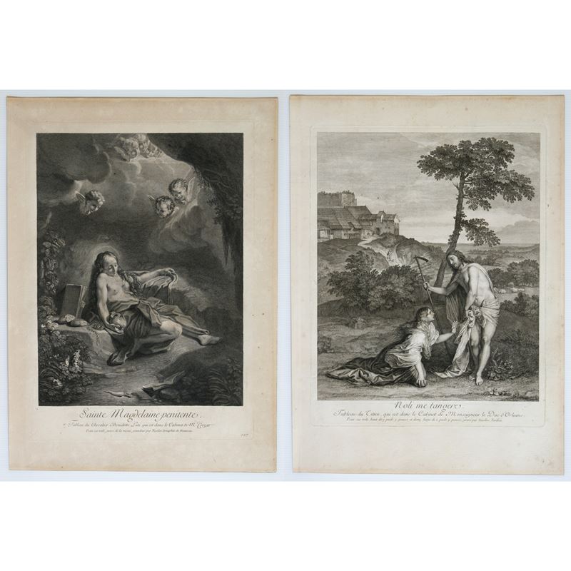 Nicolas Dauphin De Beauvais, Sainte Madeleine pénitente e Nicolas Henri Tardieu, Noli me tangere