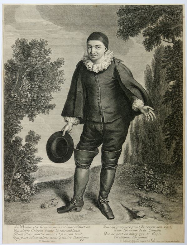 Gérard Edelinck - “Le comédien Raimond Poisson en habit de Crispin