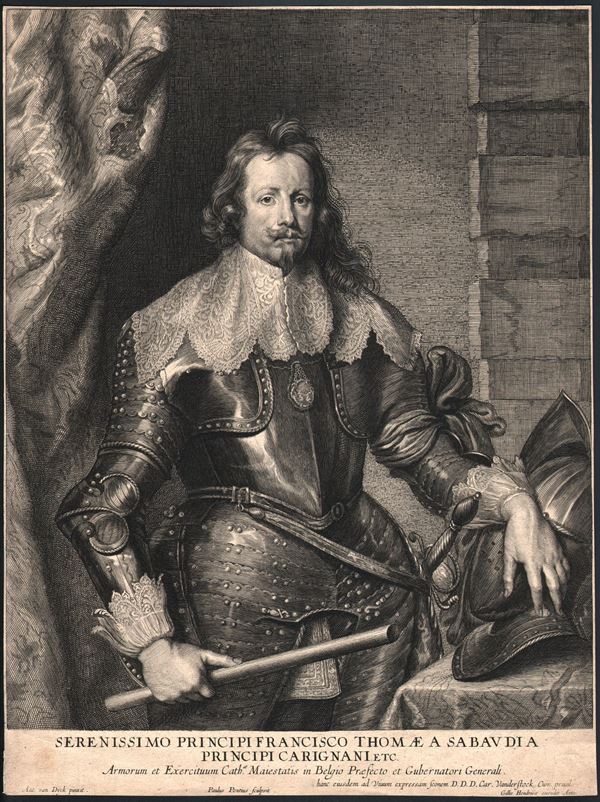 Ritratto di Tommaso Francesco di Savoia Principe di Carignano, da Anthony van Dyck