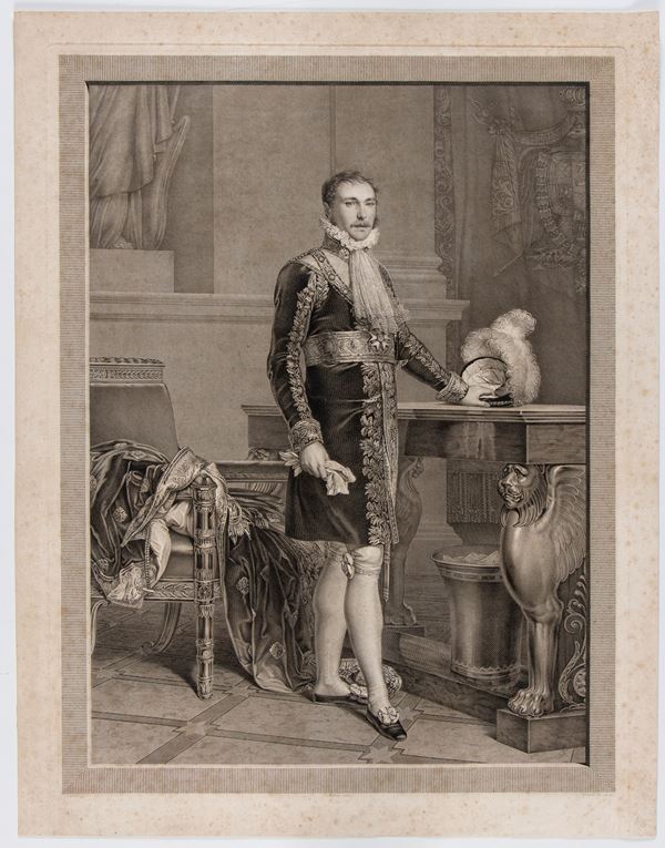 Eugène de Beauharnais vice-roi d'Italie, da Francois Gérard