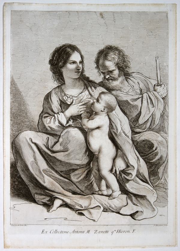 La Sacra Famiglia, da Guercino