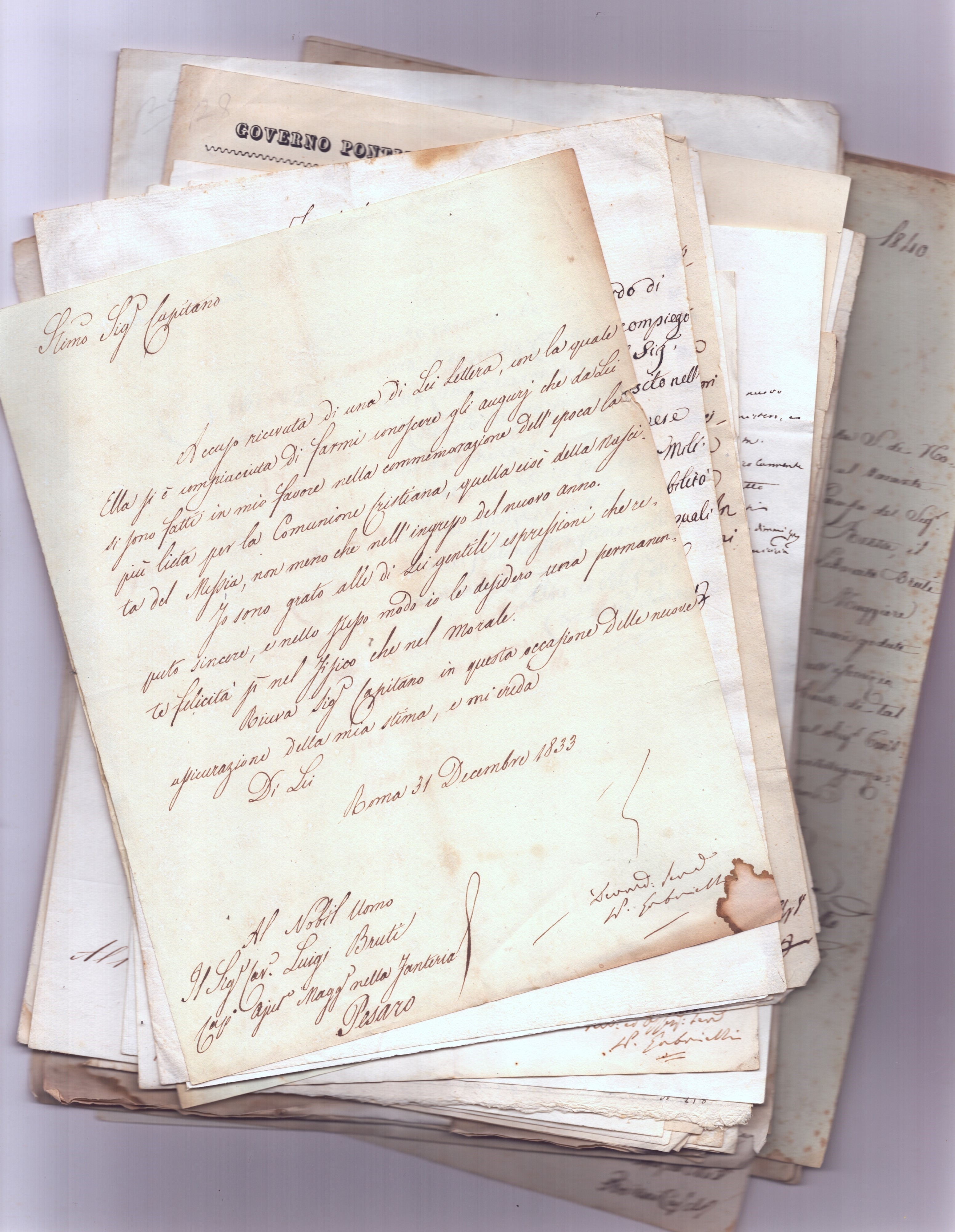 Il fondo archivistico della famiglia Bruti Liberati