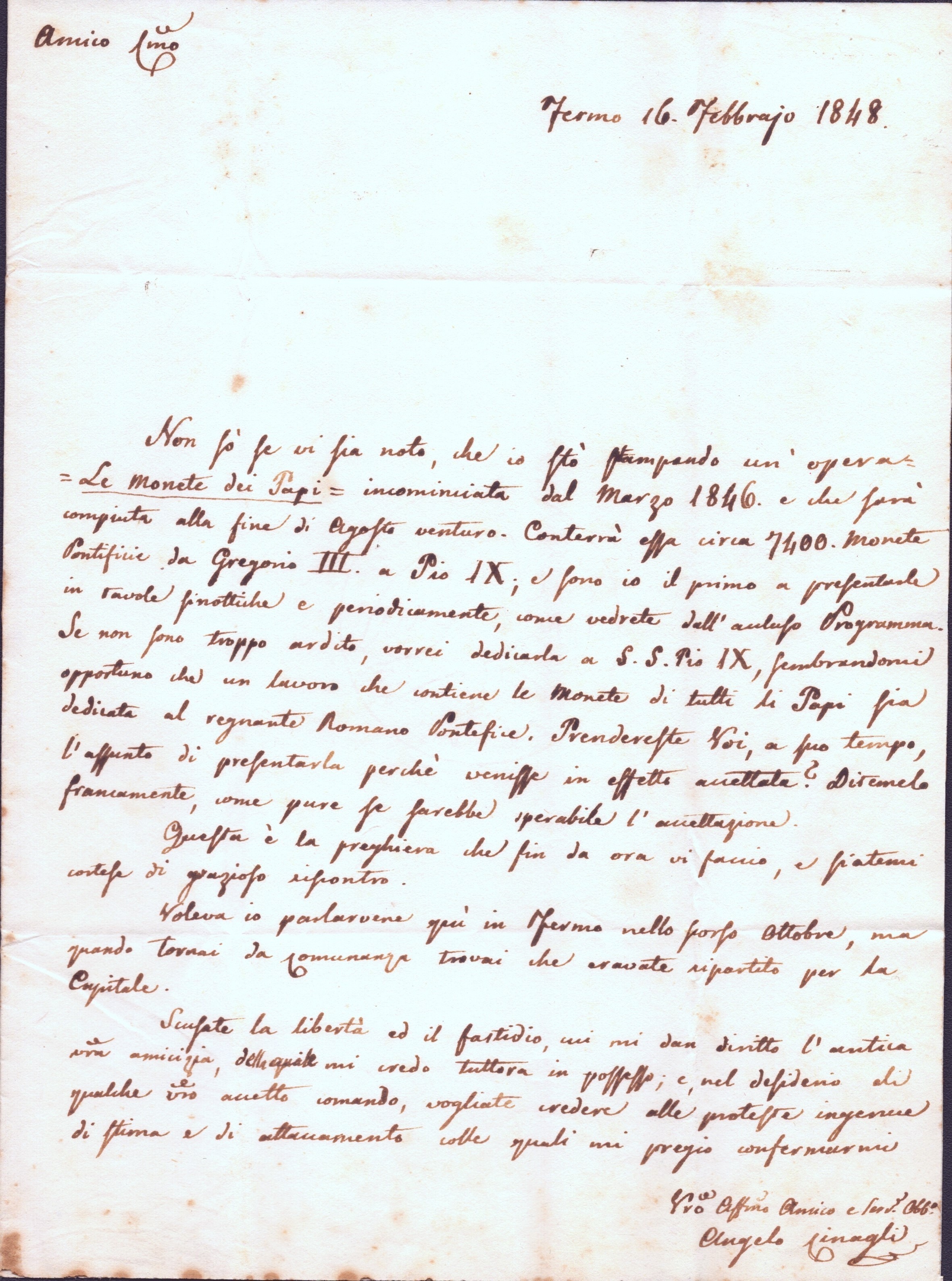 Il fondo archivistico della famiglia Bruti Liberati