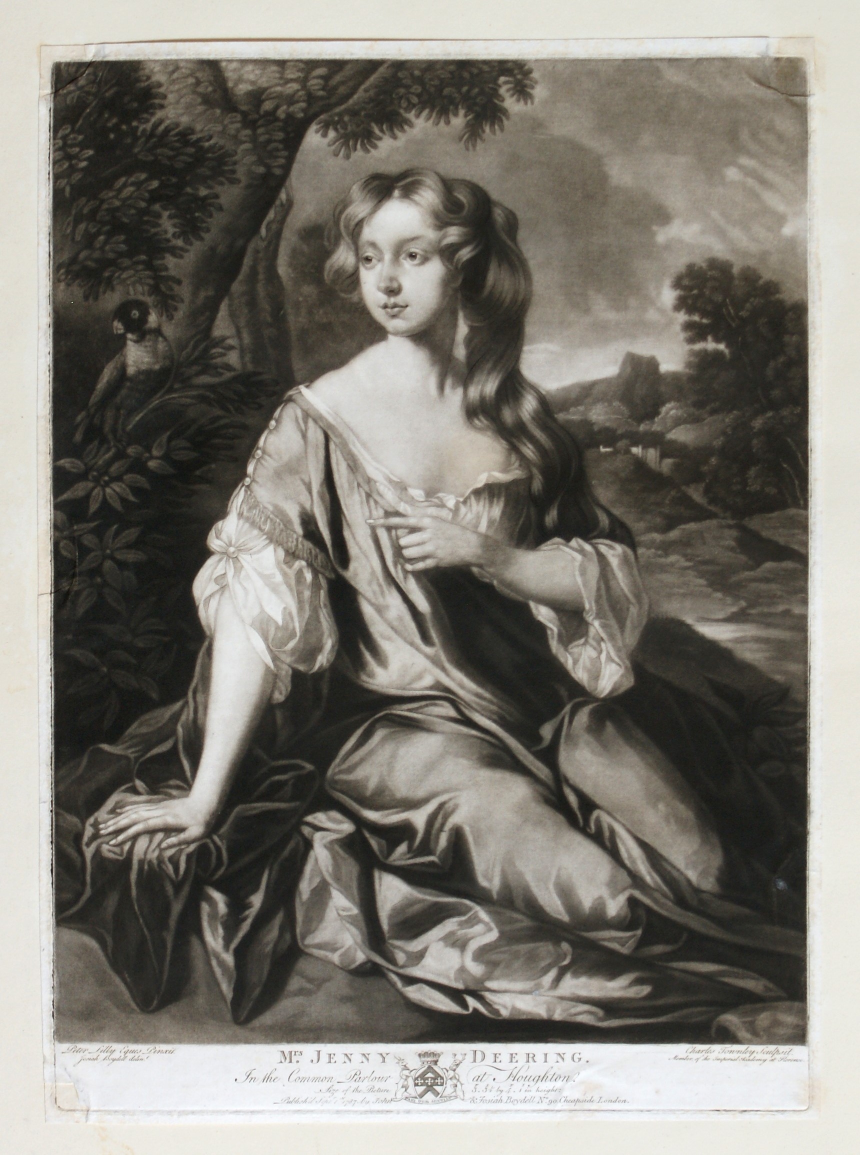 Josiah Boydell, Jane daughter of Lord Wenman | Charles Townley, Mrs Jenny Deering - Incisioni mez...