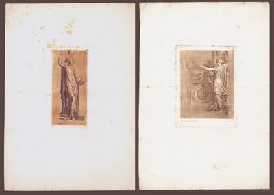Raccolta di disegni originali di Fra. Mazzola detto il Parmigianino, acquaforte a mezzatinta, 177...