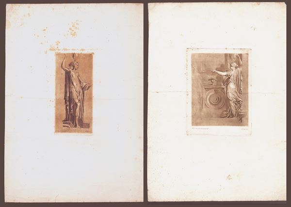 Benigno Bossi - Raccolta di disegni originali di Fra. Mazzola detto il Parmigianino