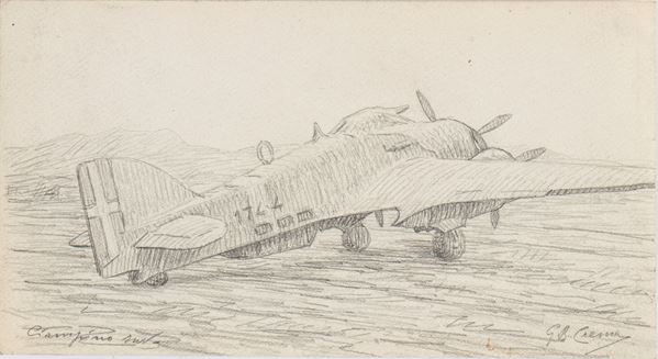 GIOVANNI BATTISTA CREMA - Plane in Ciampino