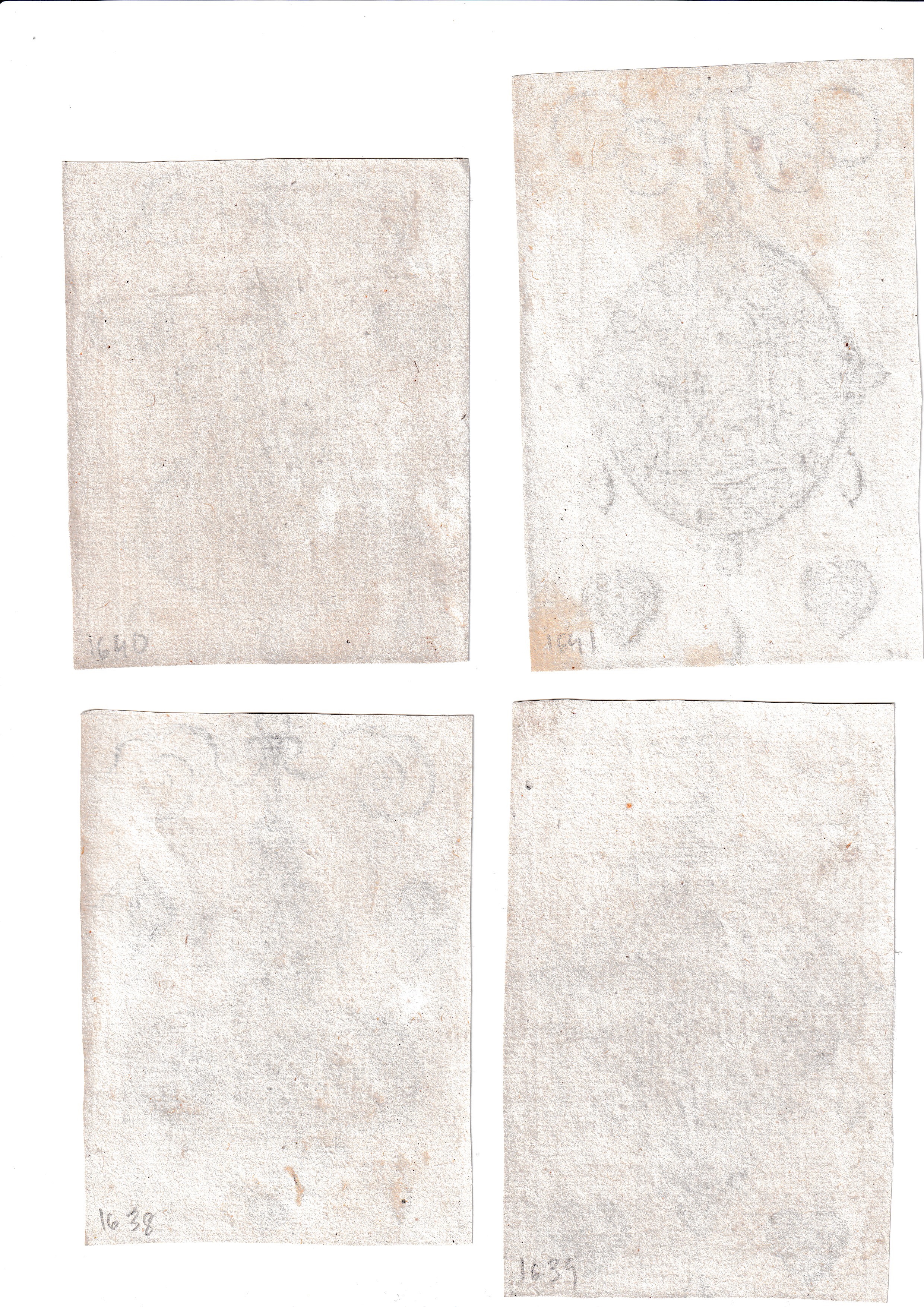 Pendenti con divinità in nicchie e arabeschi floreali