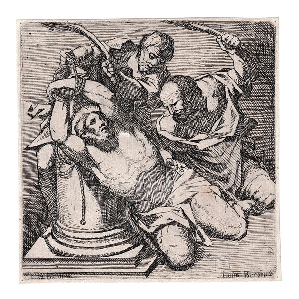 Lucio Bononi - Flagellazione, da Lazzaro Baldi