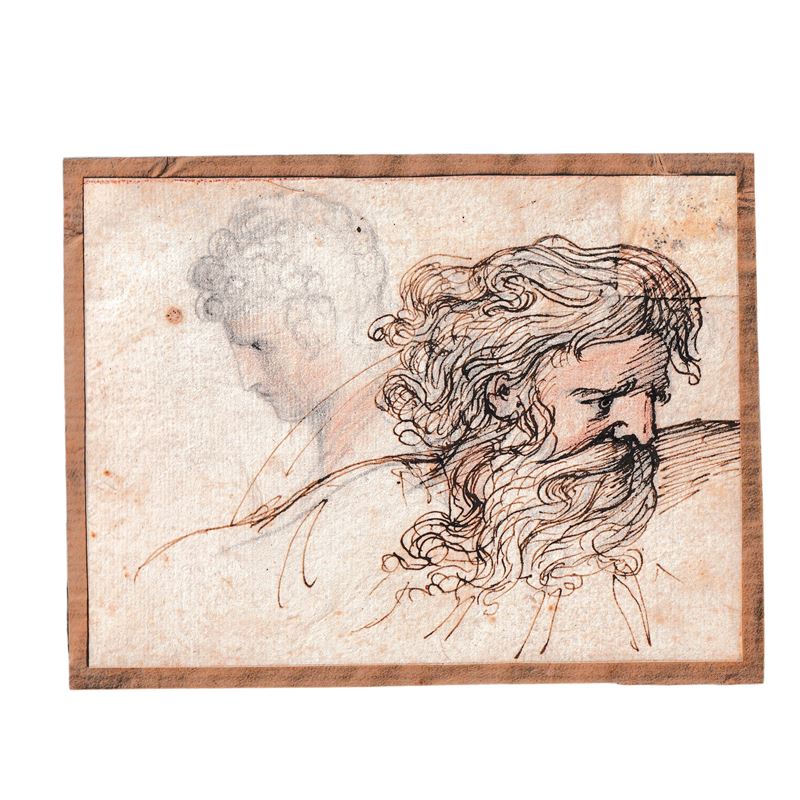 Studio per due teste maschili