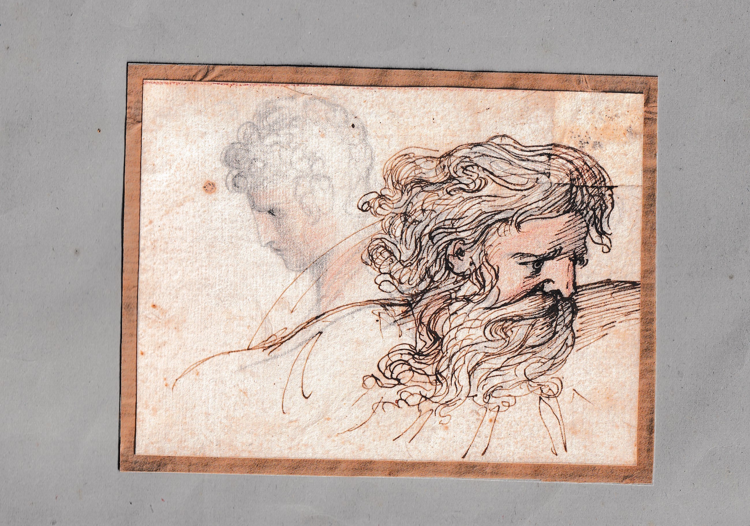 Studio per due teste maschili