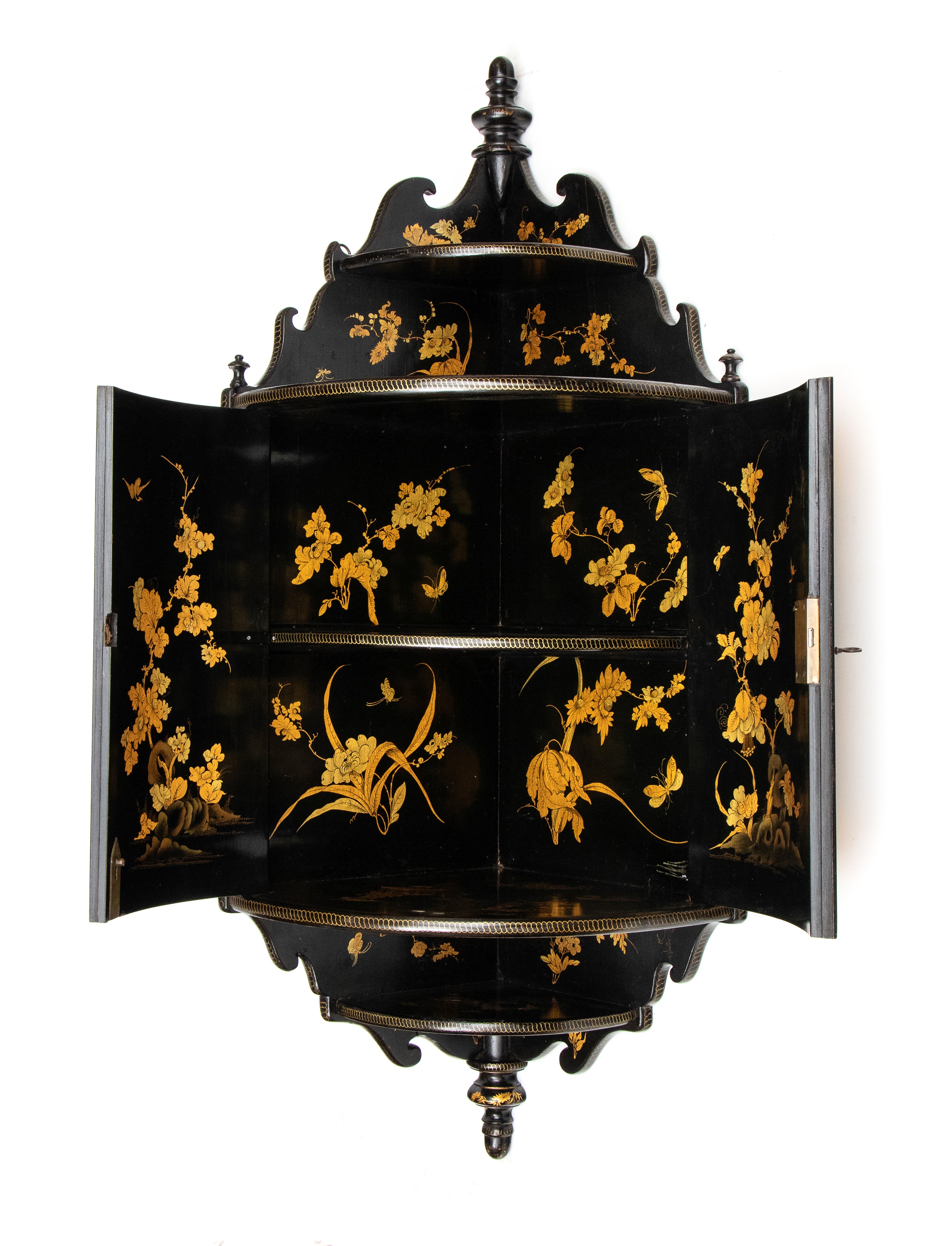 Angoliera pensile a chinoiserie