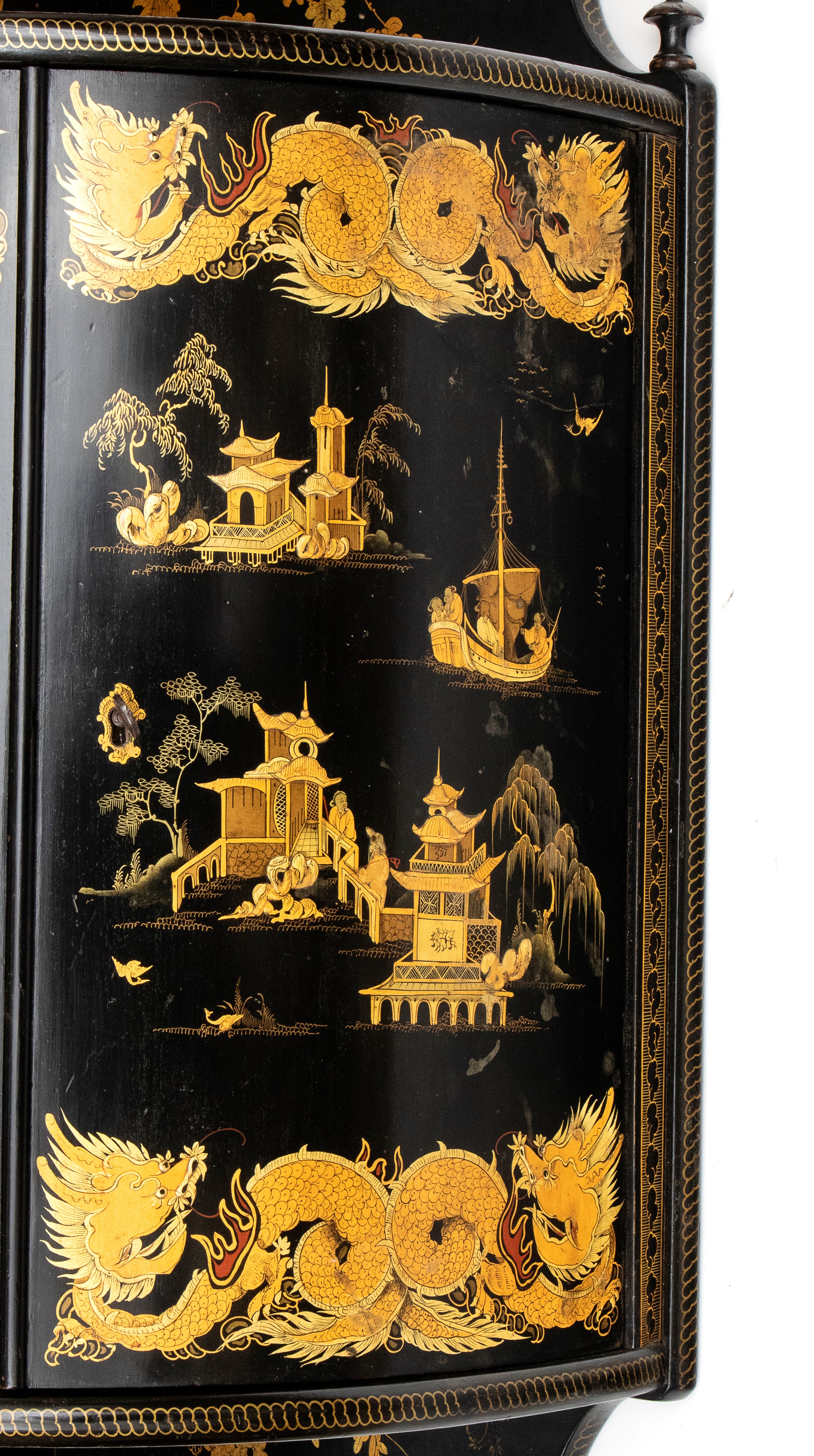 Angoliera pensile a chinoiserie