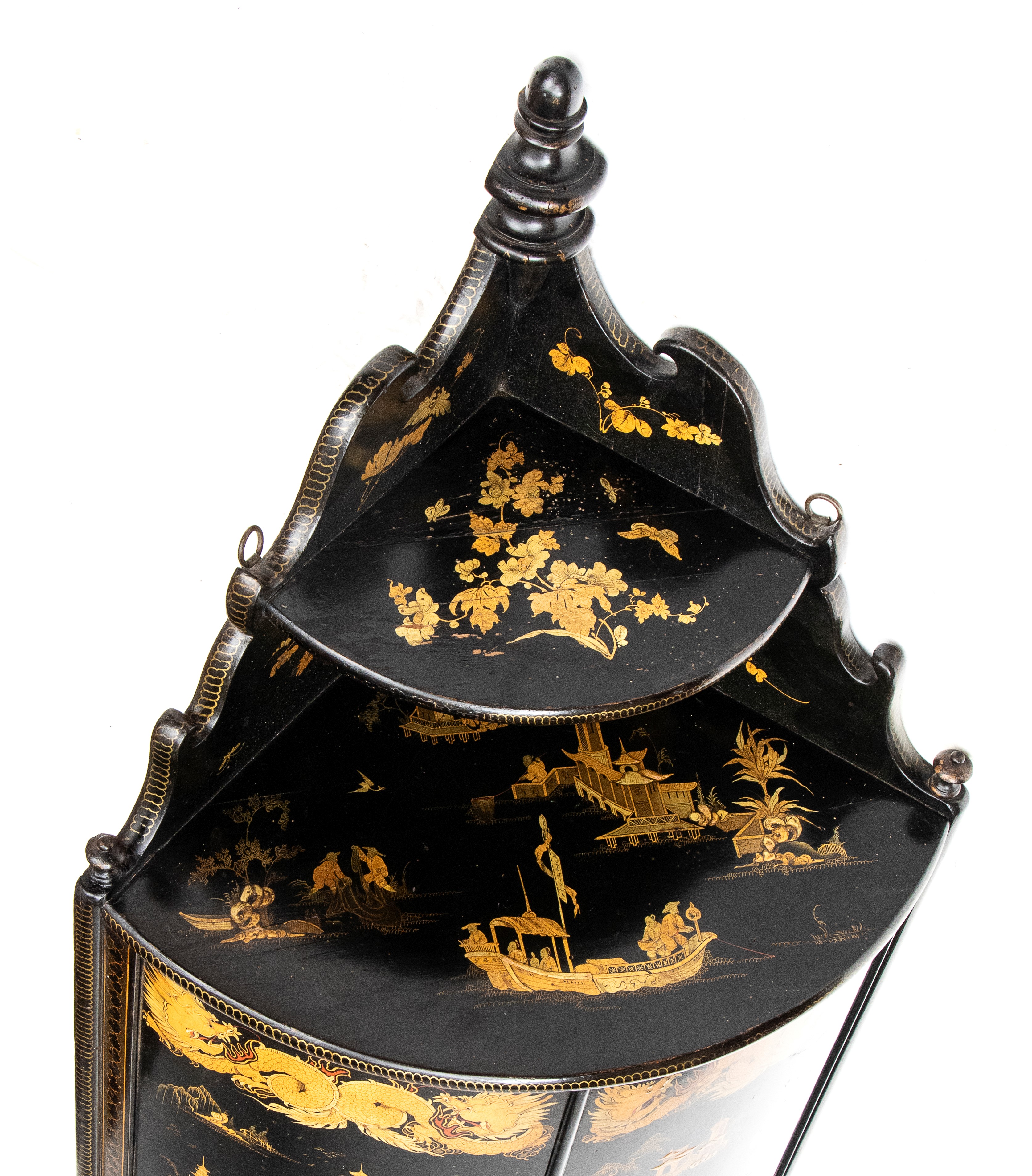 Angoliera pensile a chinoiserie