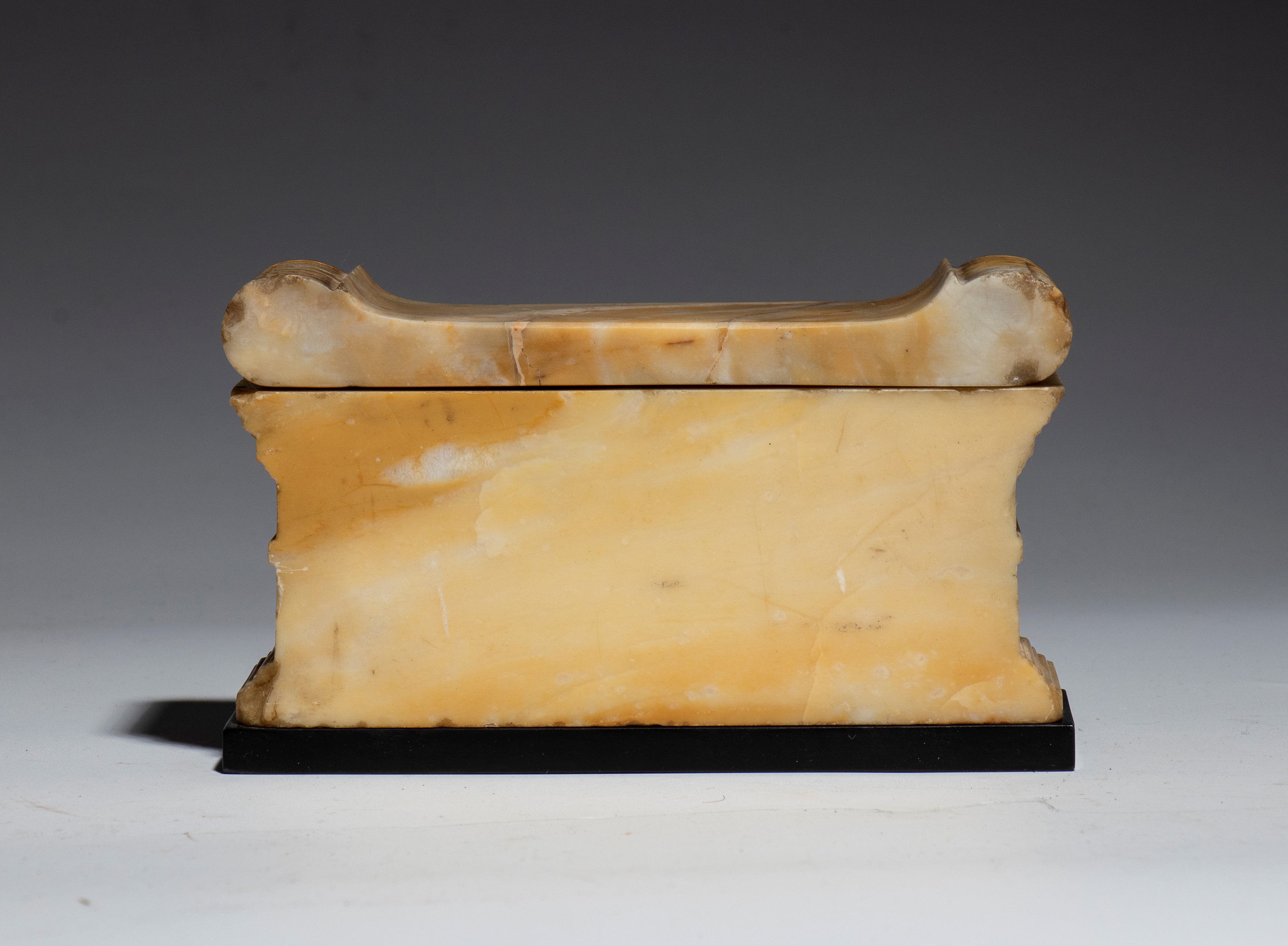 Calamaio in marmo con iscrizione a Cornelius Scipio, Gran Tour