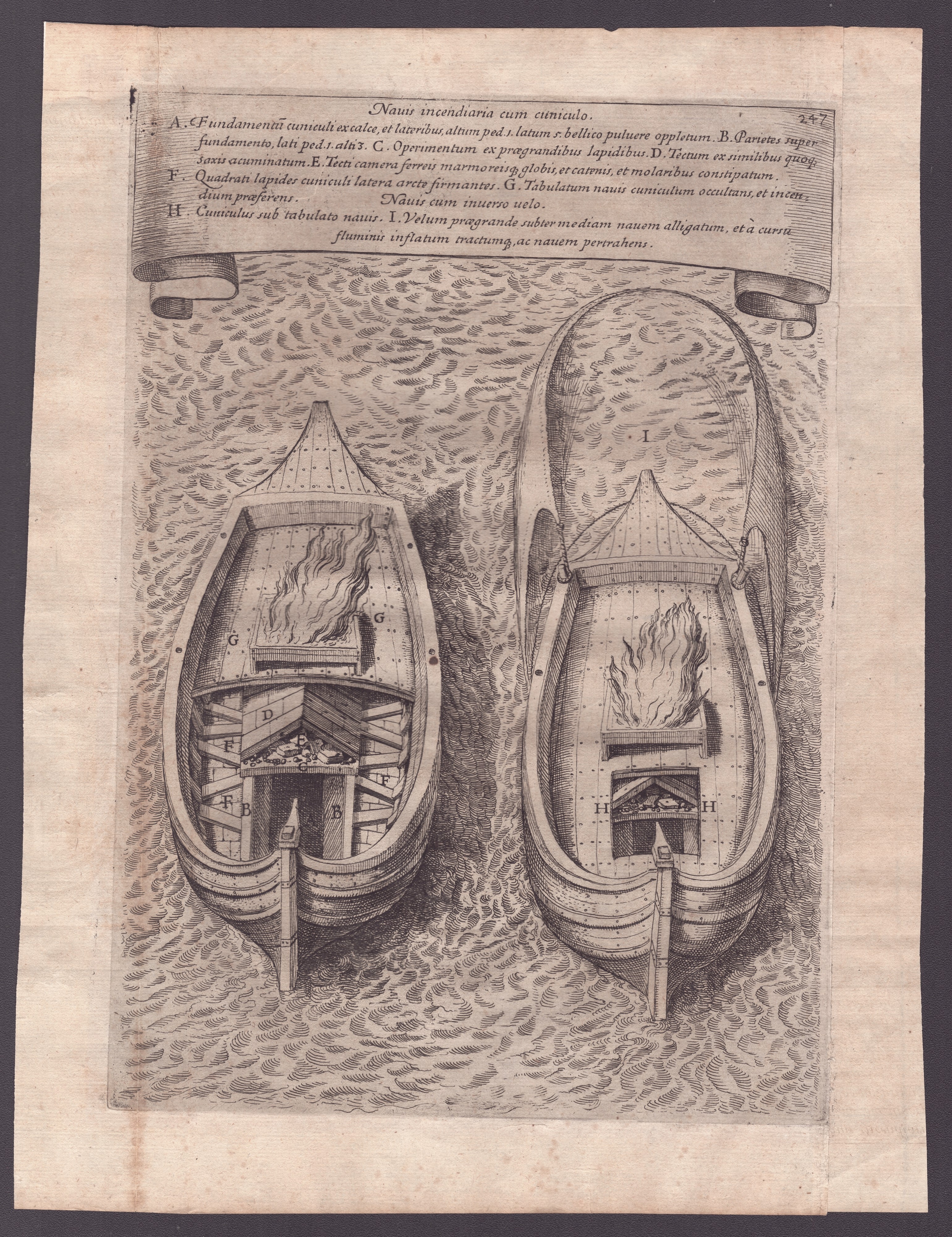 Brulotti (navi incendiari) | Ponte costruito sul fiume Schelda