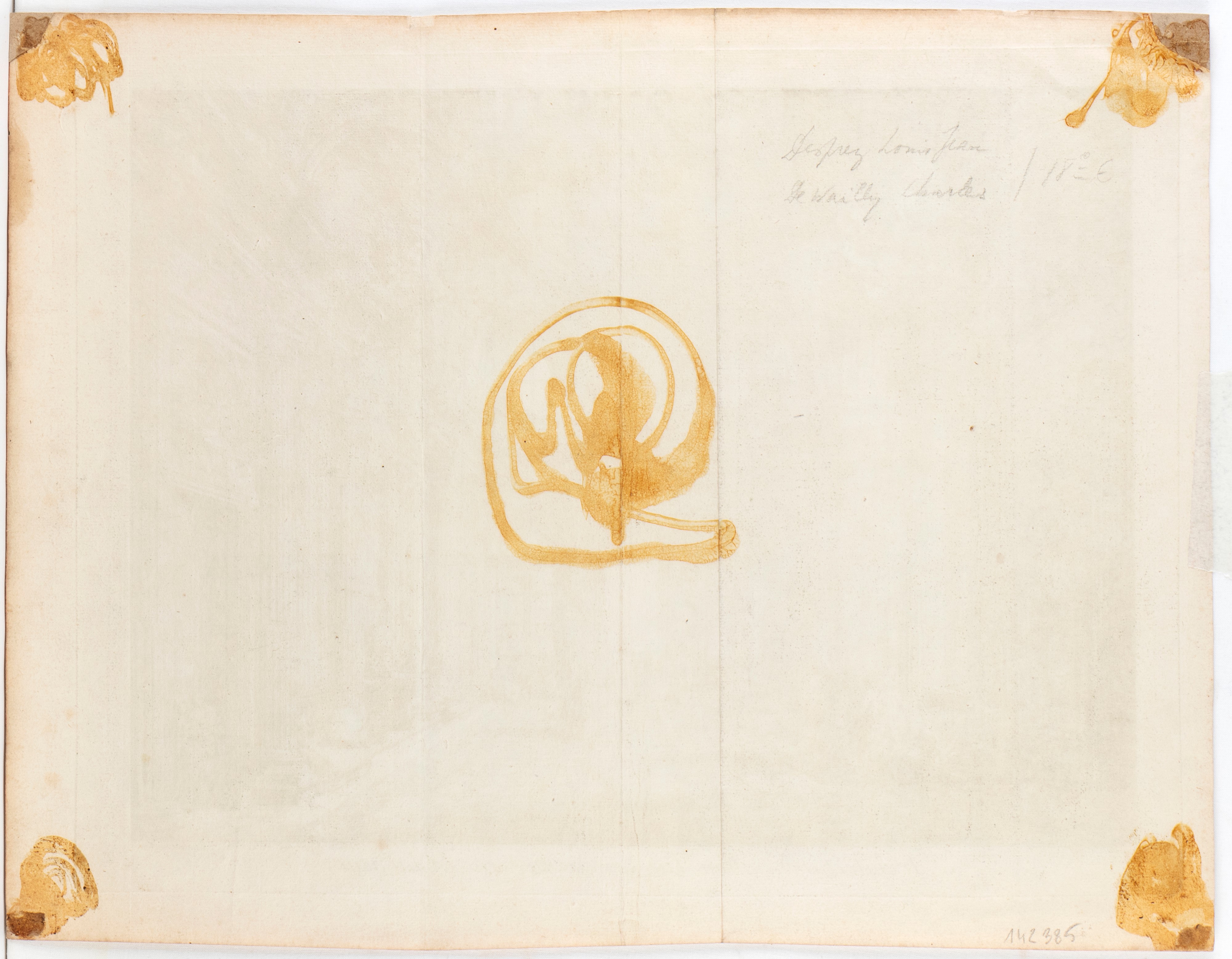 Louis Jean Desprez - Veduta interna di Palazzo Spinola a Genova (Architecture, Sallon), acquafort...