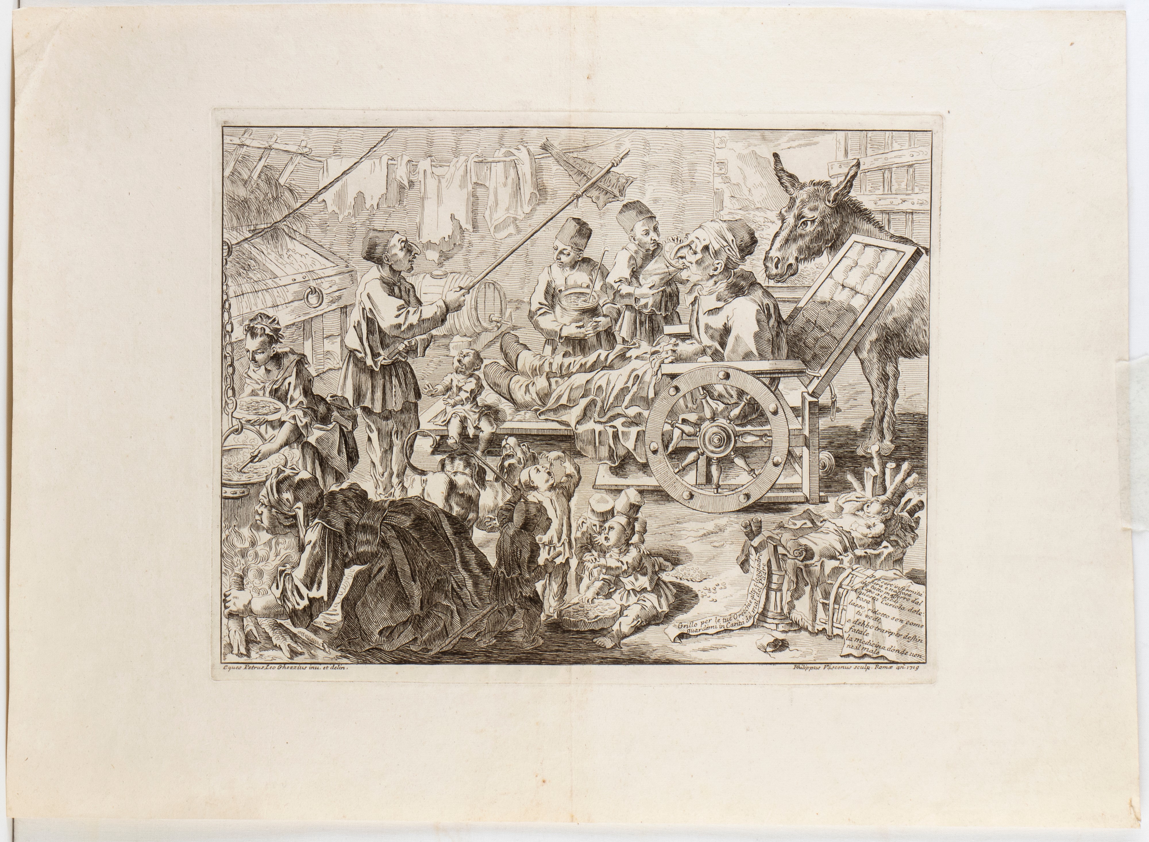 Filippo Vasconi - Il Platon de pulcinella fra suoi portici... | Per cert'infermità fiera e nascos...