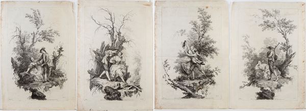 Joseph Wagner - Quattro stagioni, da Jacopo Amigoni