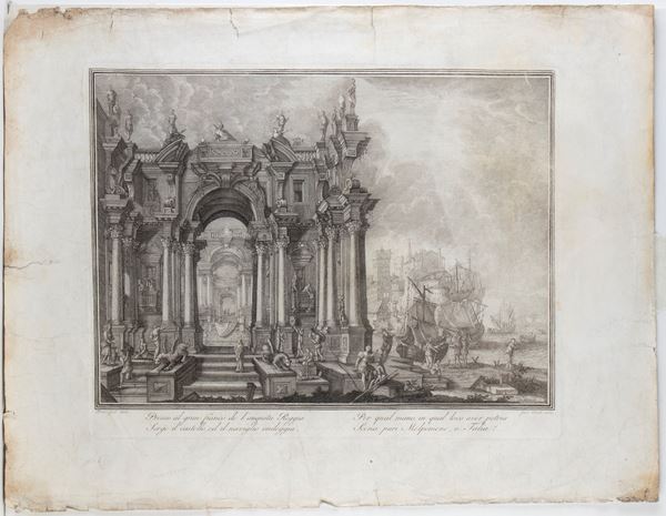 Gaetano Canali - Presso al gran fianco de l'augusta Reggia sorge il castello..., da Francesco Gioli