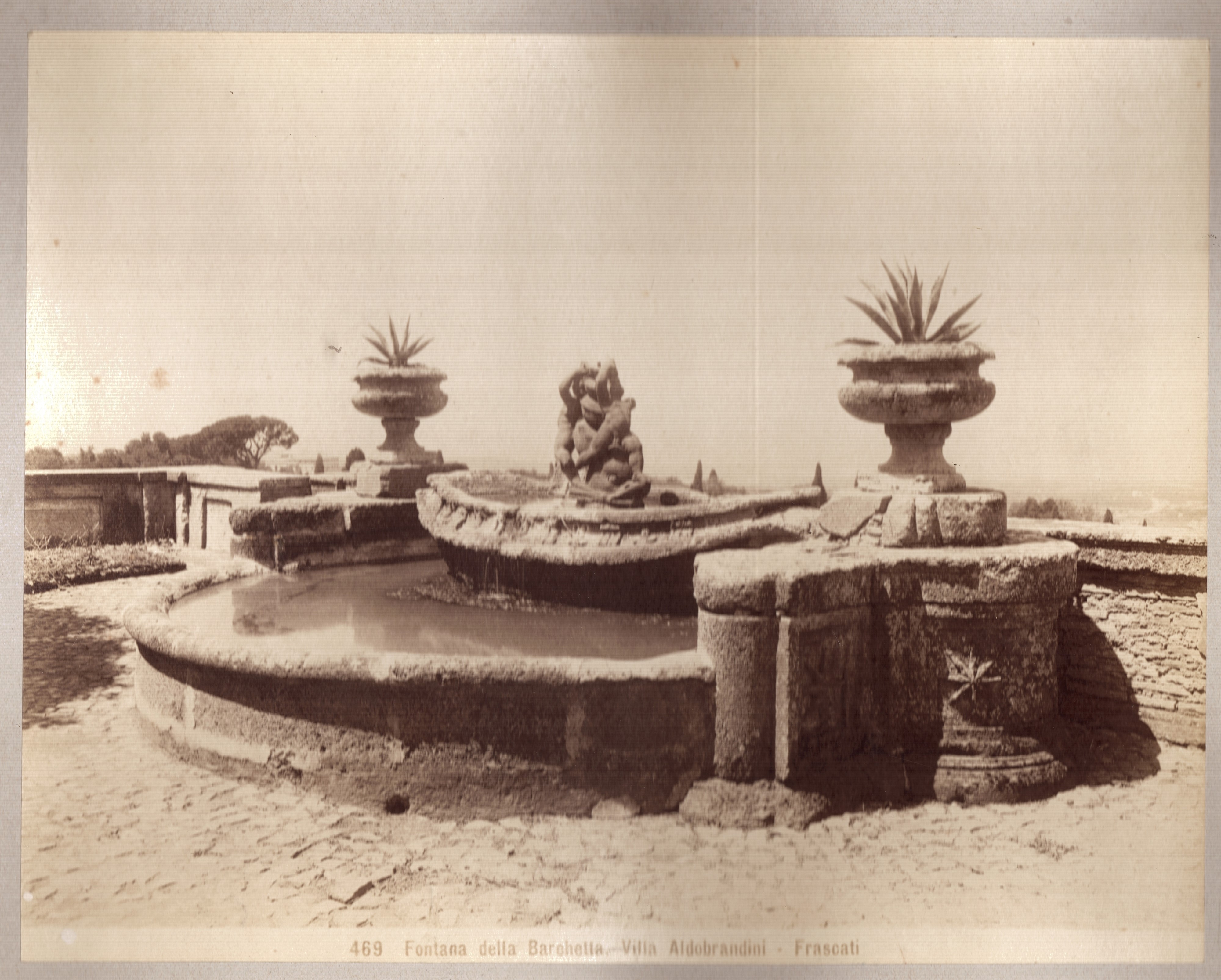 Moscioni, Frascati, studio fotografico, albumina