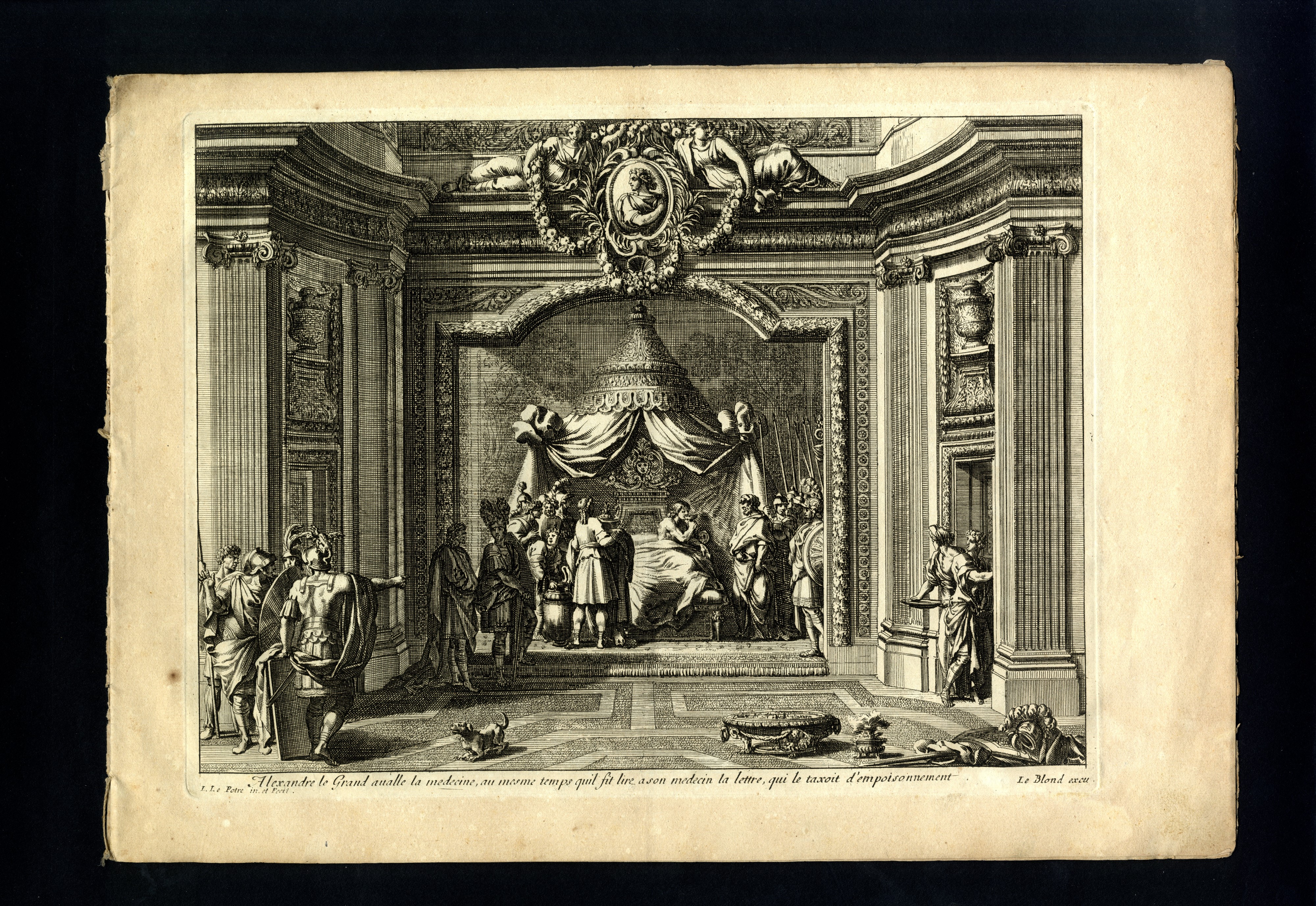 Différents dessins d'alcôves