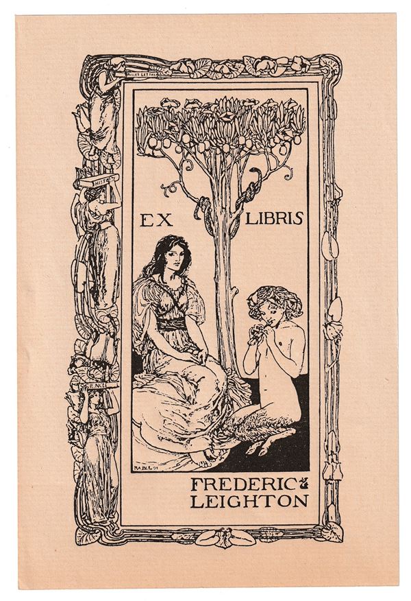 Ex libris di Frederic Leighton